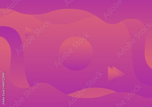 Abstract fluid light red, violet gradient background