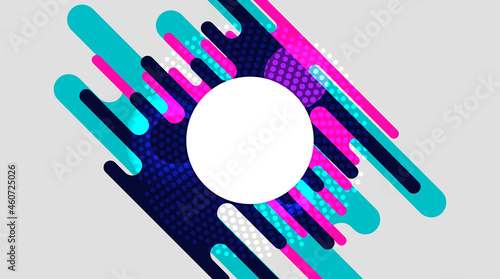 abstract, modern, shapes, fluids, multicolor, dark blue, turquoise, pink gradient wallpaper background vector illustration