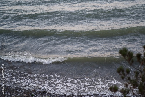 waves on the beach