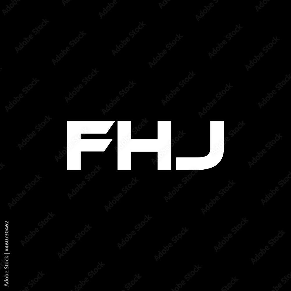 FHJ letter logo design with black background in illustrator, vector logo modern alphabet font overlap style. calligraphy designs for logo, Poster, Invitation, etc. FHJ letter logo design with black background in illustrator, vector logo modern alphabet font overlap style. calligraphy designs for logo, Poster, Invitation, etc.
