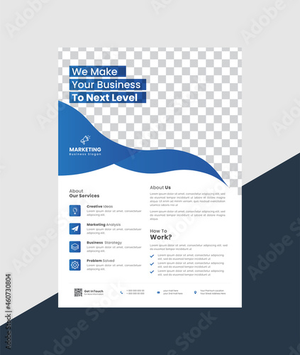 Corporate Flyer Template Design, creative flyer template