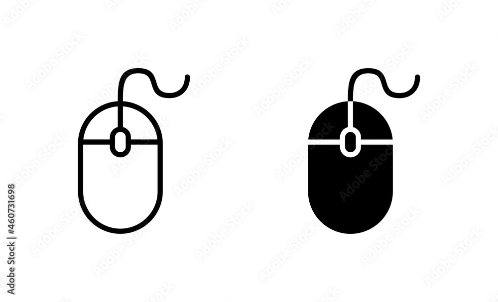Mouse icons set. click sign and symbol. pointer icon vector. Mouse icons set. click sign and symbol. pointer icon vector.