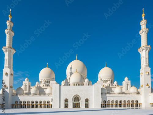 Photography Grand Mosque in Abu Dhabi, UAE