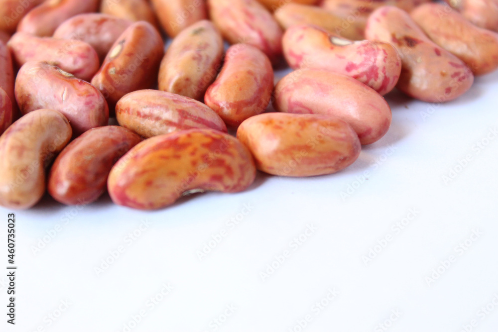 Red beans close up photos, healthy food images isolated background Red beans close up photos, healthy food images isolated background
