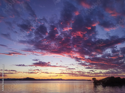 Print op canvas Byron Bay sunset