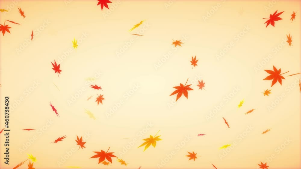 Fallen leaf loop video material Fallen leaf loop video material