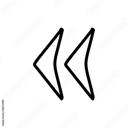Premium quote line icon for app, web and UI.