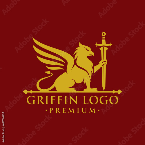 Vintage Griffin, Griffon Logo Design