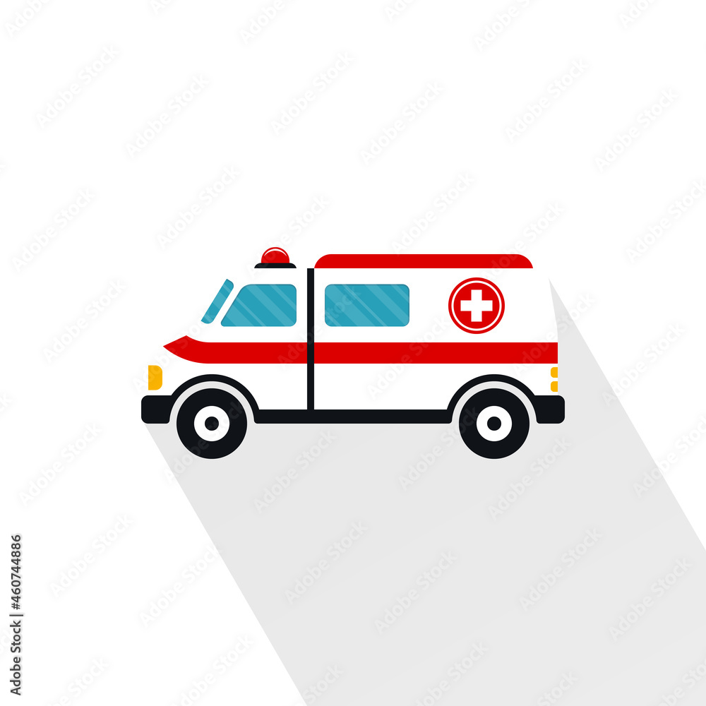 Ambulance Car Cartoon Vector Design Ambulance Car Cartoon Vector Design