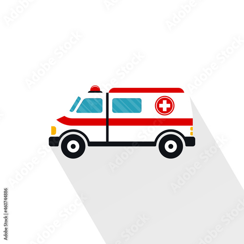 Ambulance Car Cartoon Vector Design