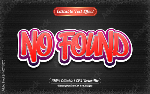 Not found editable text effect graffiti style