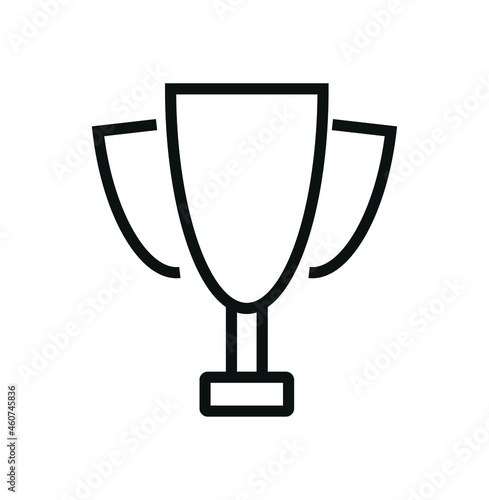 Obraz na płótnie Simple prize or decoration icon, on white background w salonie