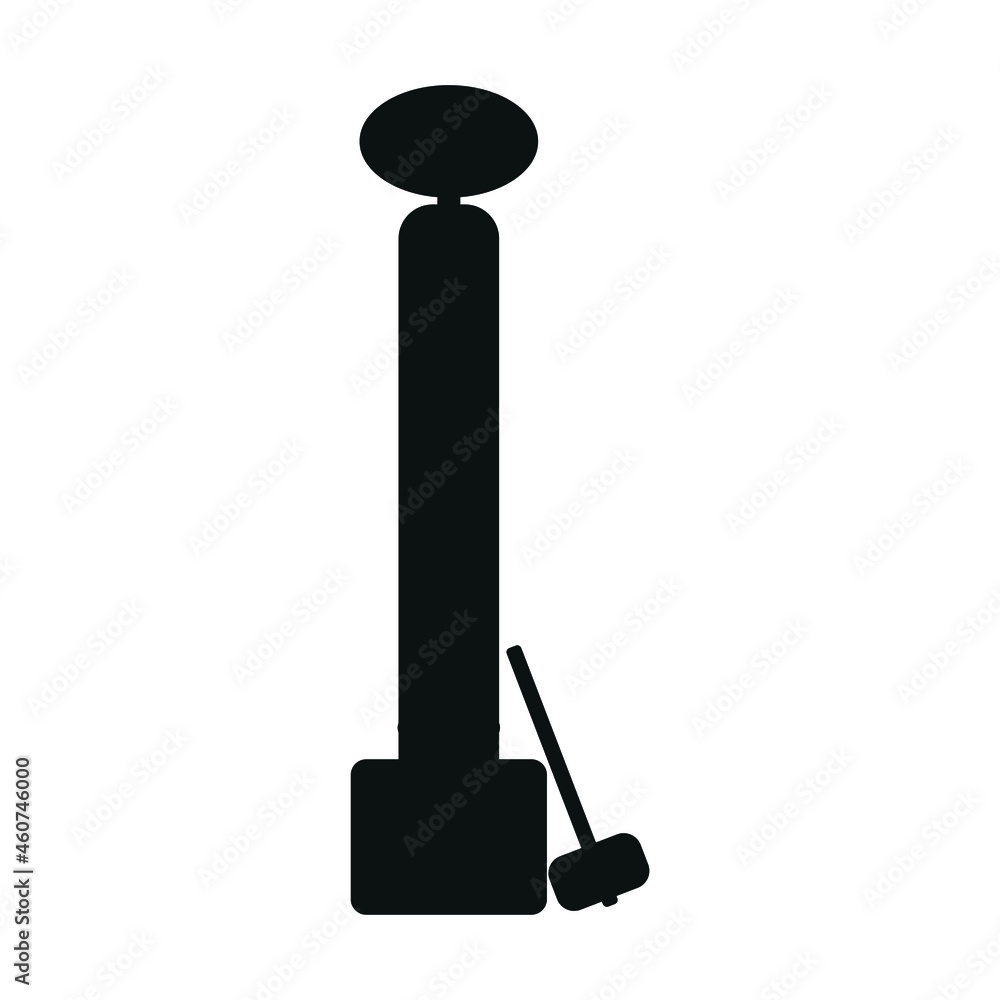 fairground hammer machine, on white background