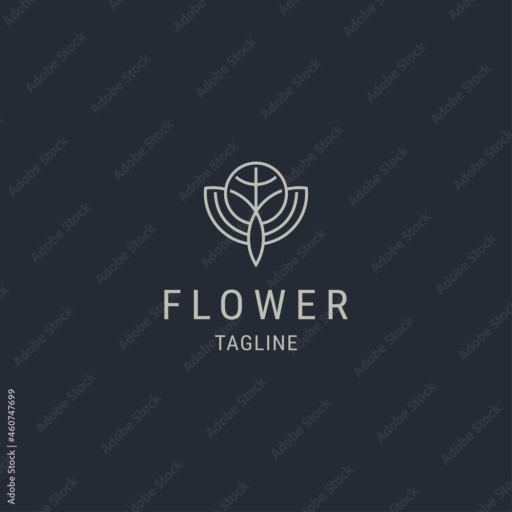 Nature flower premium logo template Nature flower premium logo template