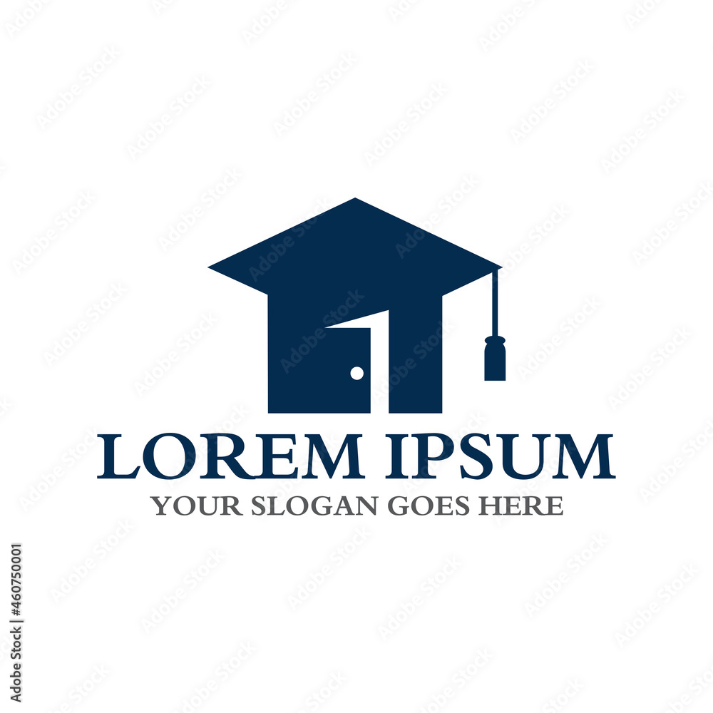 Fototapeta premium education door logo , library logo