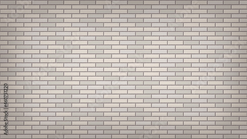 白のレンガの壁のベクターイラスト