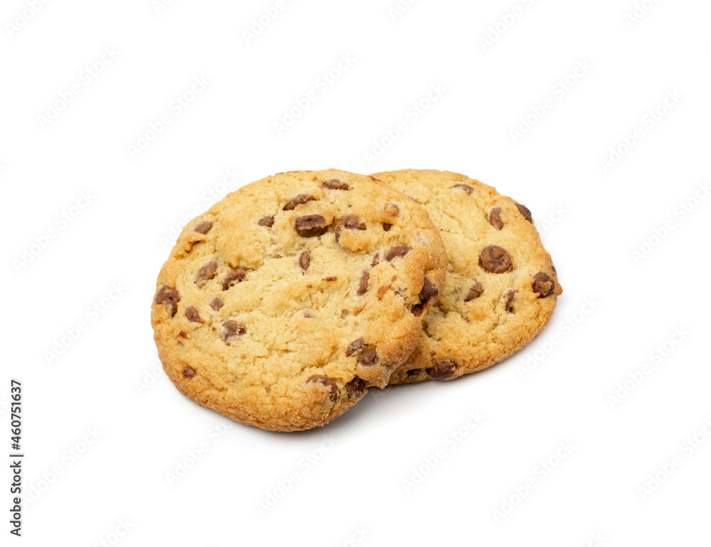 Simple Cookie Isolated, Oatmeal Sugar Bitten Cookies Simple Cookie Isolated, Oatmeal Sugar Bitten Cookies