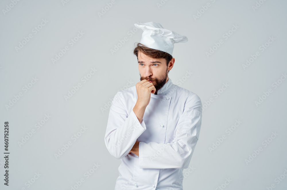 male cook Cooking culinary industry Professional emotions male cook Cooking culinary industry Professional emotions