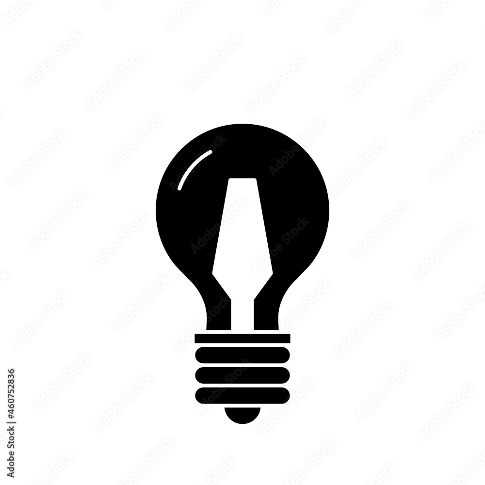 Eco lamp icon Eco lamp icon