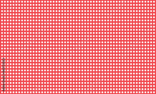 White polka dot background pattern Abstract red background. vector image