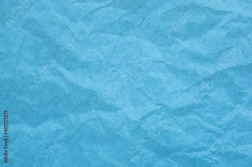 Blue paper with wrinkles texture