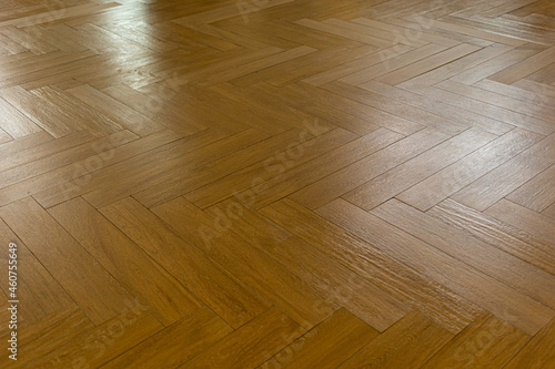 Contrasting patterned wooden floor