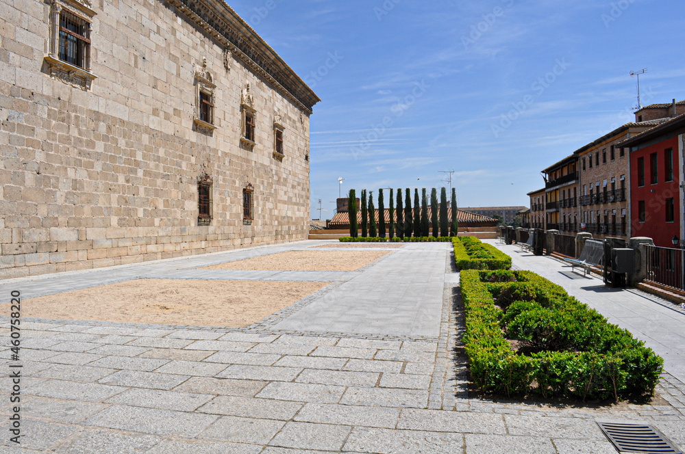 Fototapeta premium Toledo, Spain, details of architecture from the Roman and Visigoth Periods. Toledo is built mostly in the Gothic style of architecture, but it also demonstrates characteristics of the Changing style.