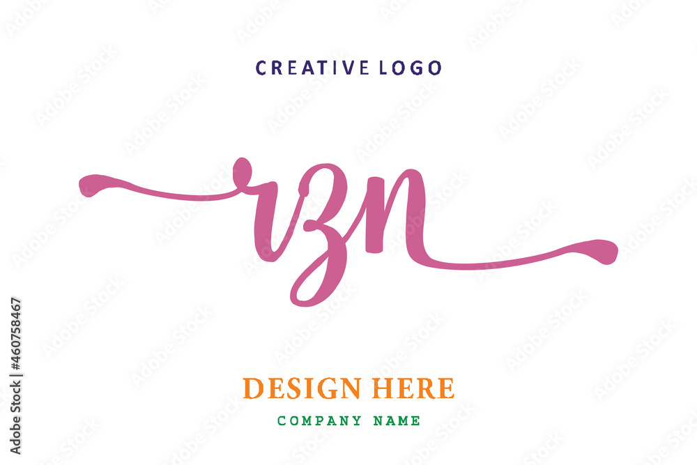 RZN lettering logo is simple, easy to understand and authoritative RZN lettering logo is simple, easy to understand and authoritative