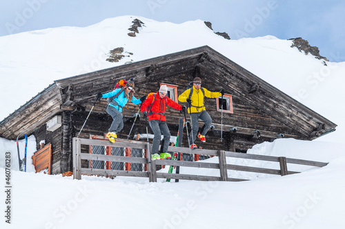 Auf geht's zur Abfahrt nach der Skitour