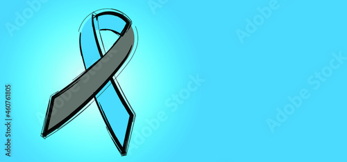 World diabetes type 1 day, diabetic ribbons. Vector banner. Diabetic blue circle ring ribbons. Glucose blood test or drup for disease with a finger pricked. Hope ribbon. Human healthy diet. november. photo