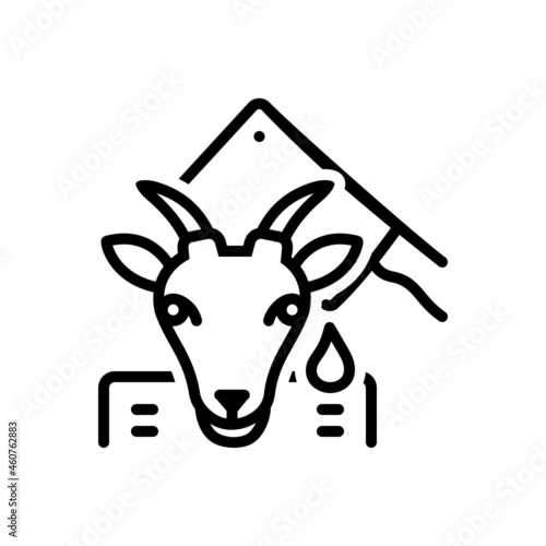 Black line icon for sacrifice