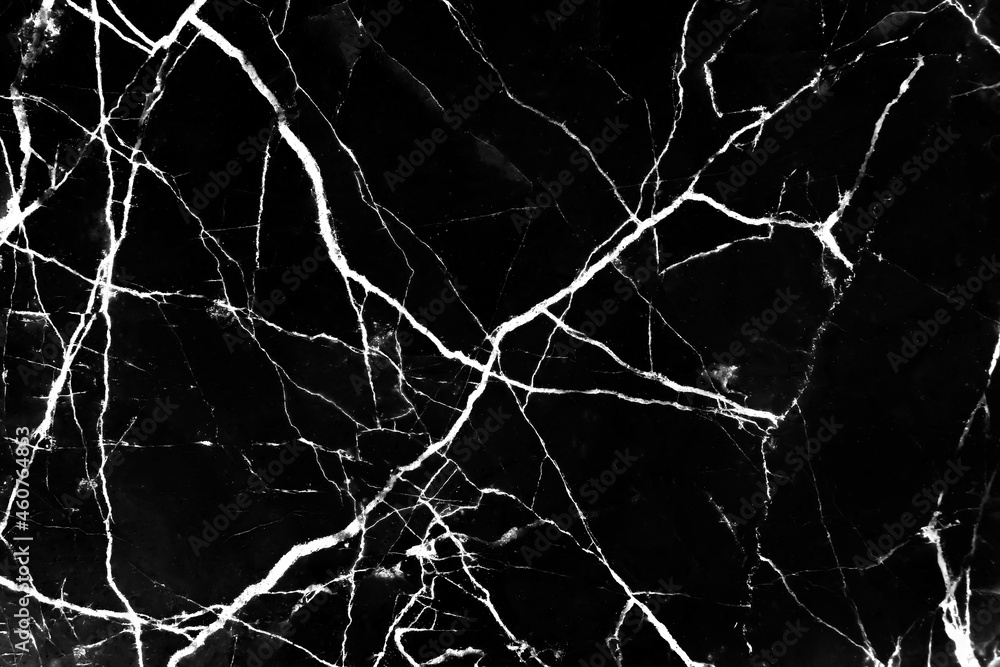 Nature black and white marble with line vein patterns on background