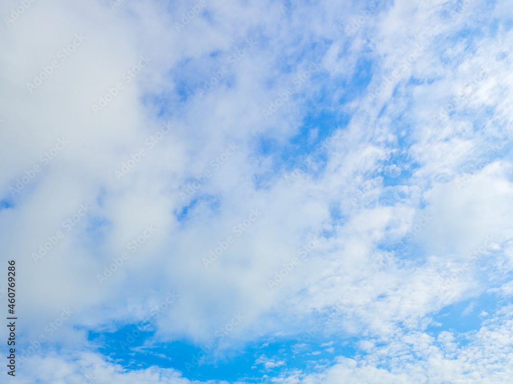 Obraz premium Sky with clouds,Blue skies, white clouds ,The vast blue sky and clouds