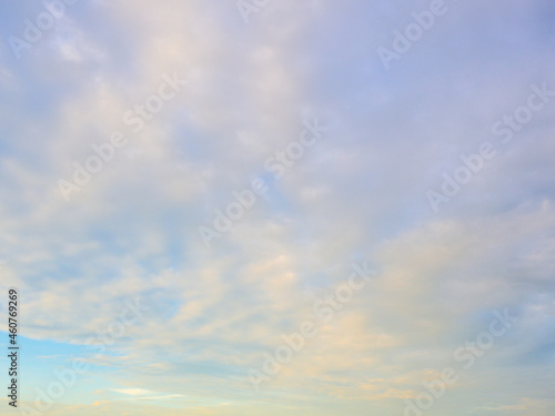 Fototapeta Naklejka Na Ścianę i Meble -  Sky with clouds,Blue skies, white clouds ,The vast blue sky and clouds