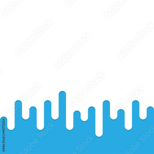 Liquid abstract flat simple illustration