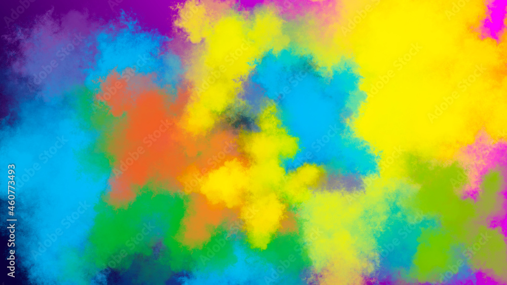 colorful powder blow abstract background 