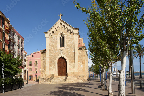 Church of Saint Peter in the Serrallo neighborhood of Tarragona, Catalonia, Spain