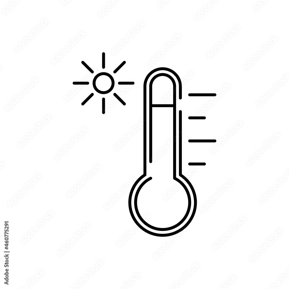 Global Temperature Icon. Global warming. Thermometer EPS10 Global Temperature Icon. Global warming. Thermometer EPS10