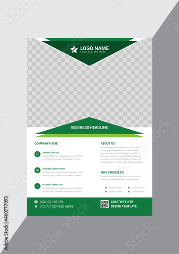 Professional creative modern business flyer design template