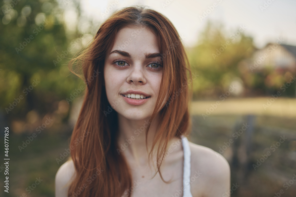 pretty woman summer countryside Sun freedom pretty woman summer countryside Sun freedom