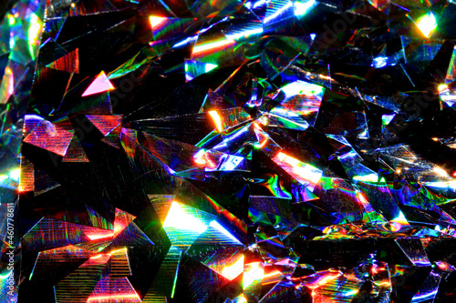 Holographic Sci-Fi Futuristic Vibe Abstract Shiny Background