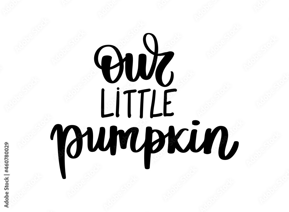 Fototapeta premium Halloween Vector Quotes. Hand drawn lettering phrase.