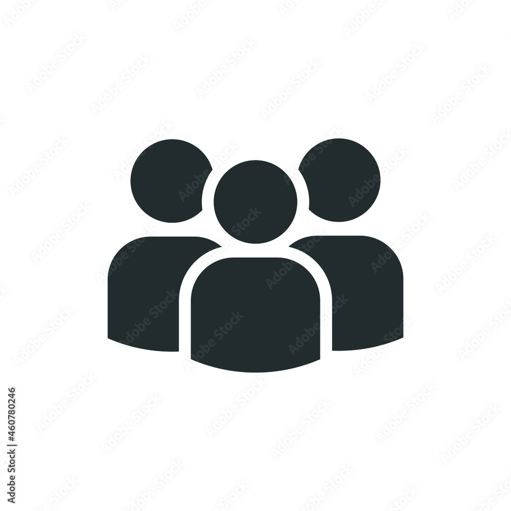 Group logo vector. Group icon for business, poster, web design, etc. Group logo vector. Group icon for business, poster, web design, etc.