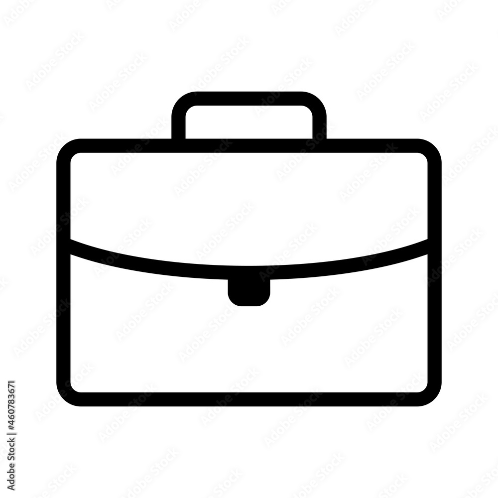 Briefcase vector icon set. portfolio illustration sign collection. Bag symbol. Briefcase vector icon set. portfolio illustration sign collection. Bag symbol.