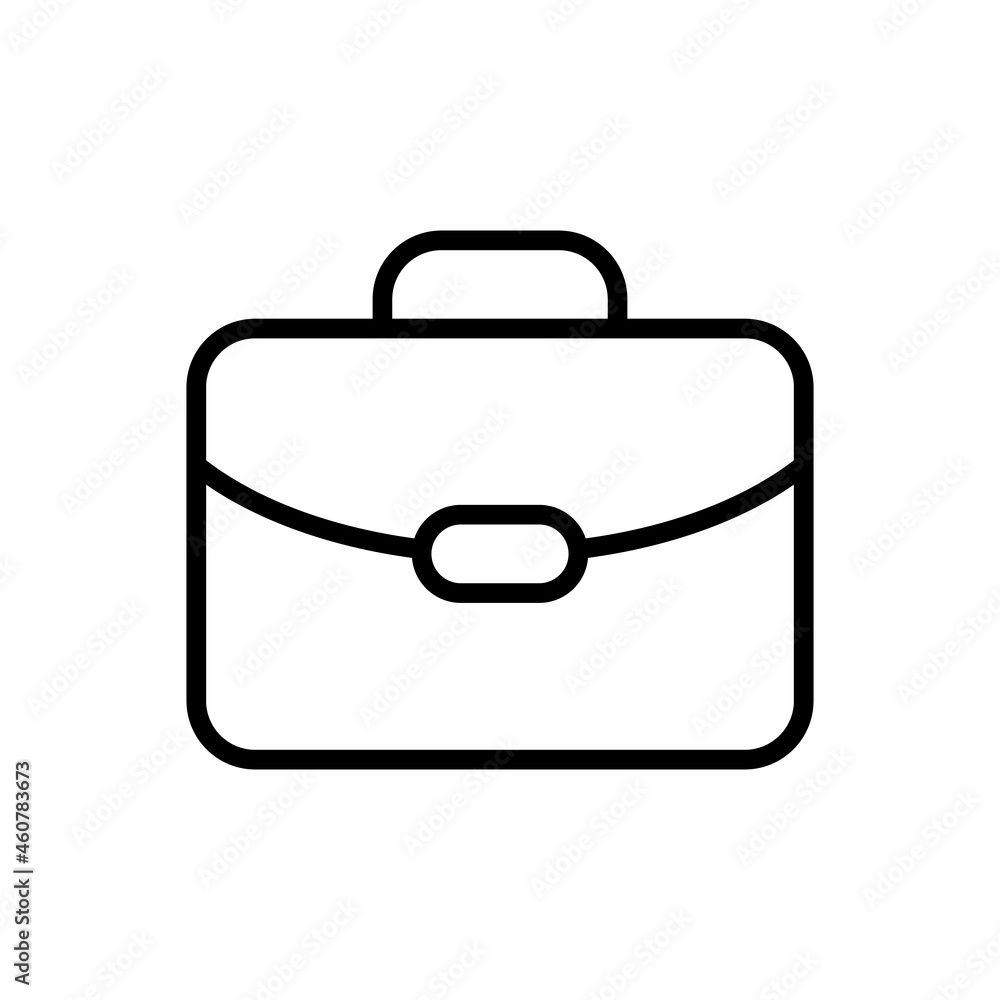 Briefcase vector icon set. portfolio illustration sign collection. Bag symbol. Briefcase vector icon set. portfolio illustration sign collection. Bag symbol.