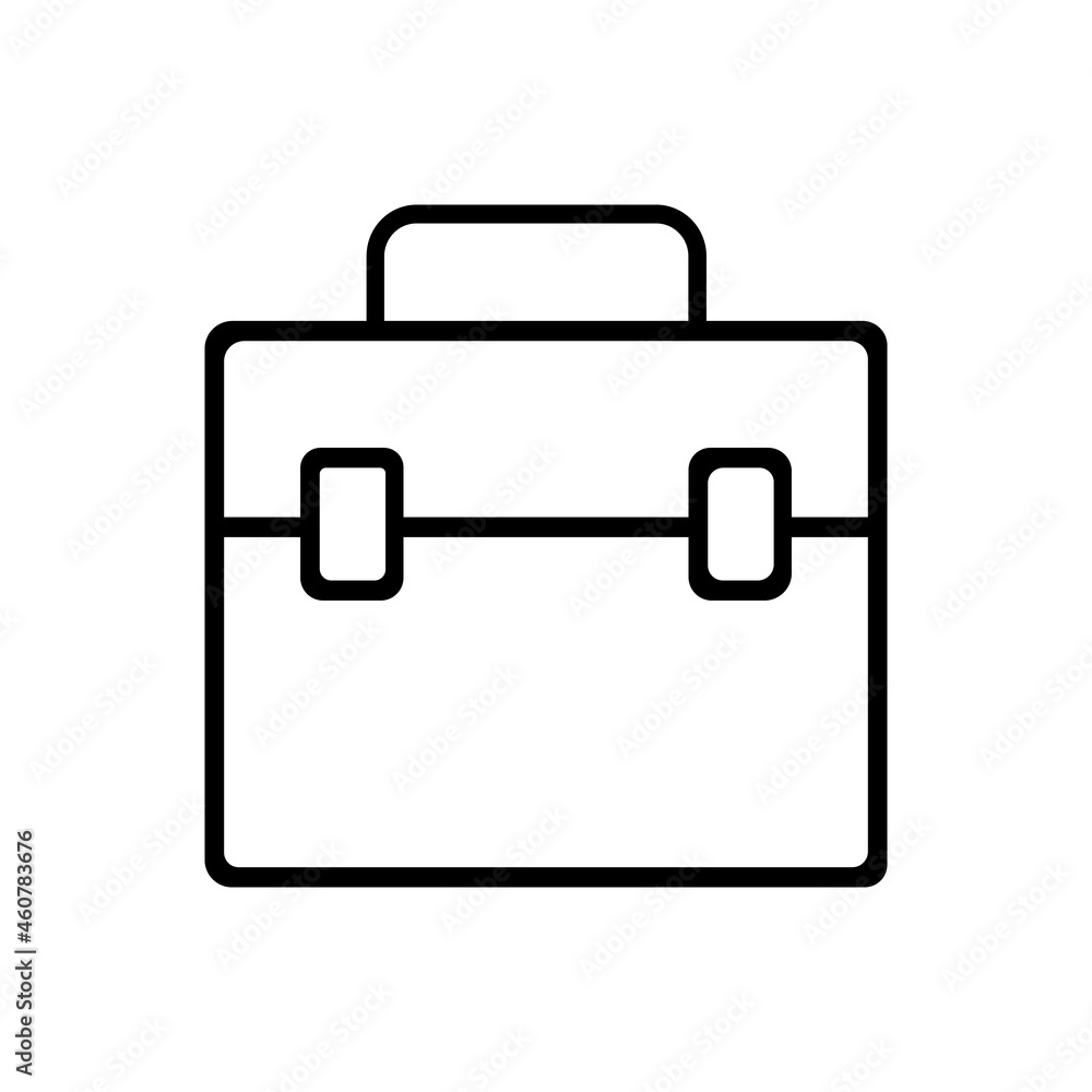 Briefcase vector icon set. portfolio illustration sign collection. Bag symbol. Briefcase vector icon set. portfolio illustration sign collection. Bag symbol.