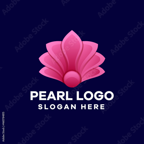 Pearl Gradient Logo Design