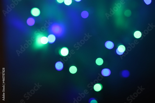Bright colorful abstract bokeh circles for background use