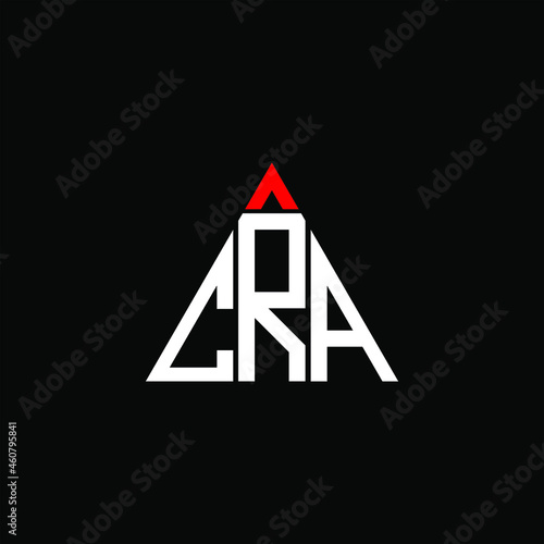 CRA letter logo creative design. CRA unique design
 photo