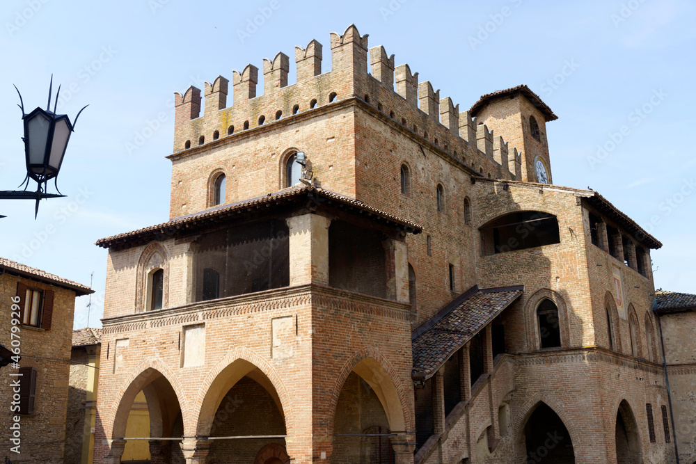 Castell Arquato, historic city in Piacenza province, Italy